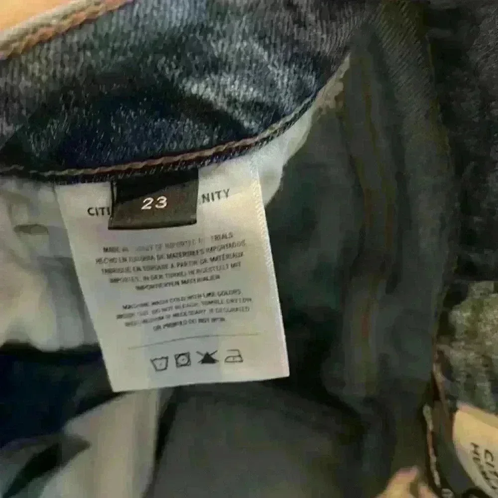 Citizens of Humanity Daphne Cropped High-Rise Stovepipe Jeans sz 23 - Picture 5 of 12